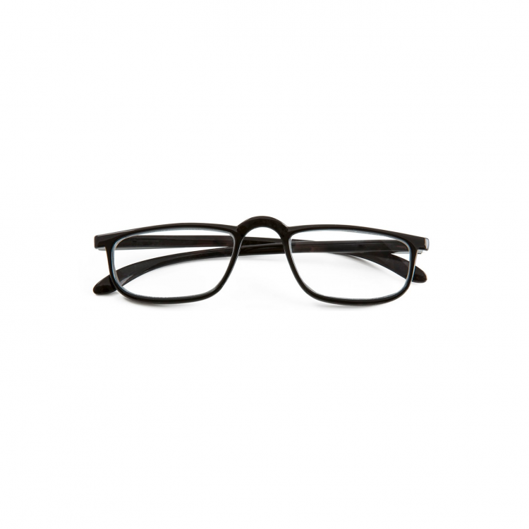 First-Class Reading Glasses Shiny Black