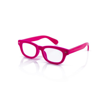 Doubleice Fuchsia Velvet Reading Glasses