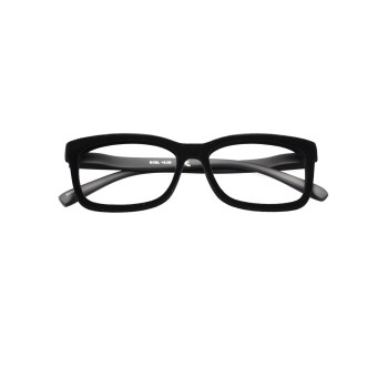 Doubleice Bloom black rose velvet reading glasses