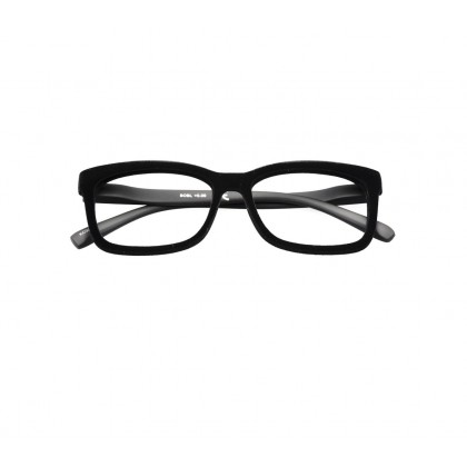 Doubleice Bloom black rose velvet reading glasses