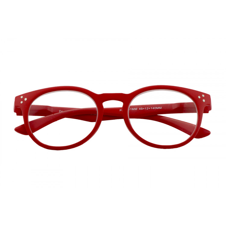 Sempre Art Design Roy Red matt reading glasses