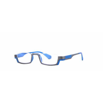 Aptica executive skip silver and blue unisex reading glasses