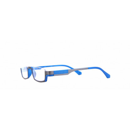Aptica executive skip silver and blue unisex reading glasses