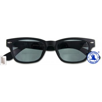 I Need You Woody bifocal black sun reading glasses