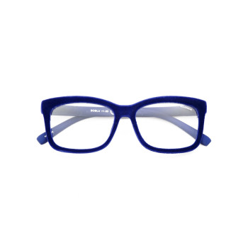 Doubleice Bloom Blue Velvet Reading Glasses