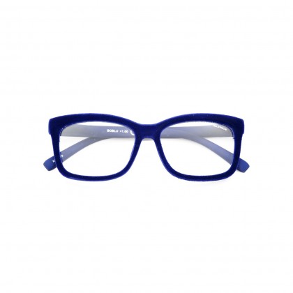 Doubleice Bloom Blue Velvet Reading Glasses
