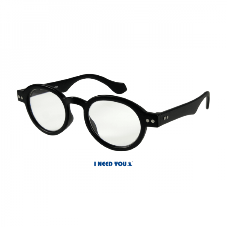 I Need You Doktor black reading glasses