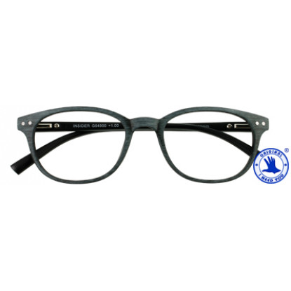 Ultra Black Horn Rimmed Reading Glasses – Unisex, Round Style, Tortoise Shell Pattern, 46mm Lens, UK Diopter