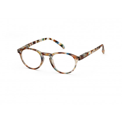 #A Blue tortoise reading glasses