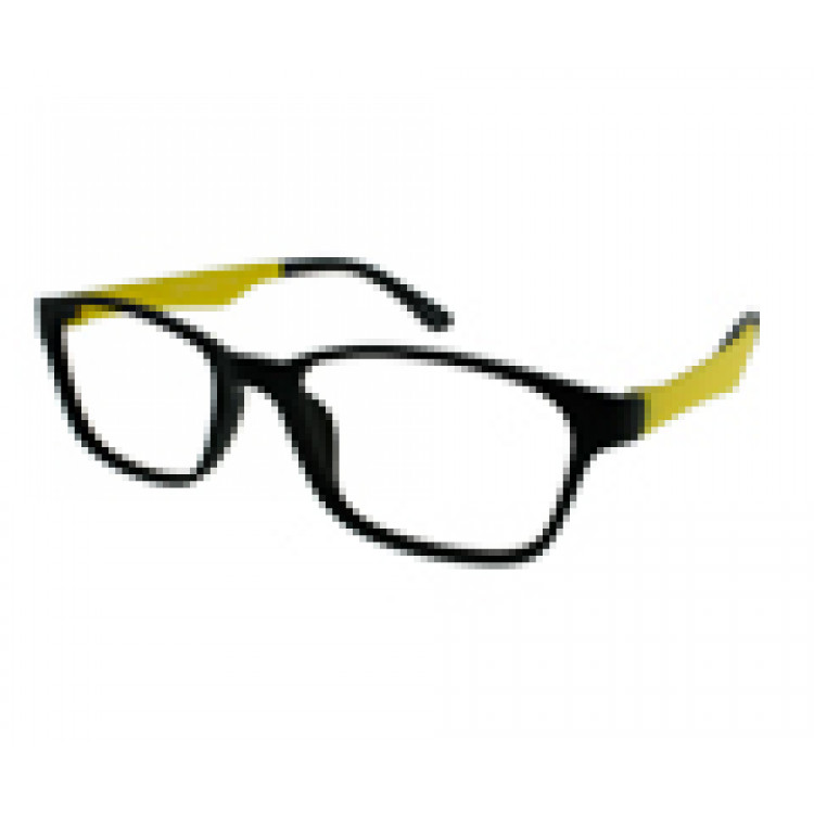 I Need You Neon black-yellow unisex reading glasses