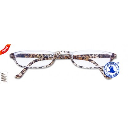 Wildlife brown lynx designer reading glasses