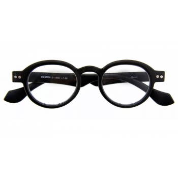 I Need You Doktor black reading glasses