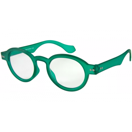 I Need You Doktor green circular reading glasses