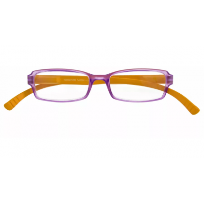 I Need You Hangover lilac and orange unisex reading glasses